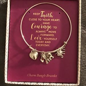 Elephant themed bangle/ bracelet